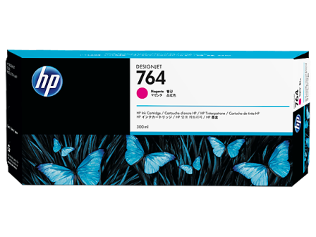 HP 764 300-ml Magenta Ink Cartridge (C1Q14A)